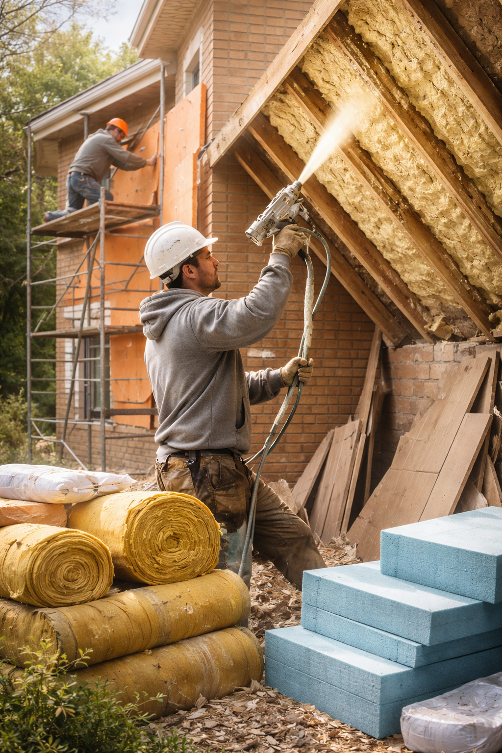 Утепление домов в Перми под ключ от 4499 руб/м2 | Профессионально — ТепломастерПрм