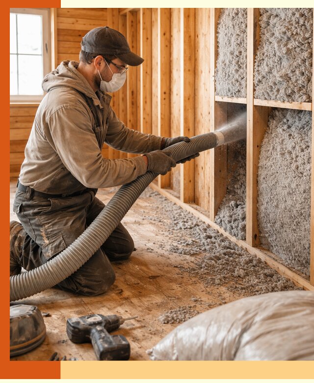 Утепление дачного дома эковатой в Перми — быстро и надёжно