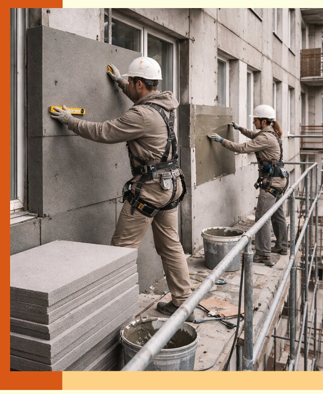 Утепление квартиры снаружи под ключ в Перми