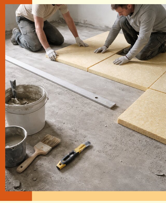 Утепление бетонного пола в Перми профессионально и недорого